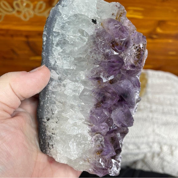 Amethyst and citrine cluster - Picture 7 of 15